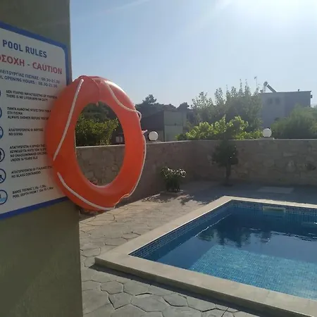 Greek Style Ground Floor Apartment & Pool Ialysos  Exterior photo